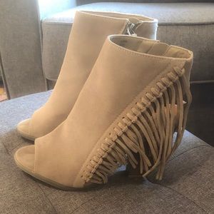 Suede booties